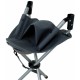 campingstoel Escabeau 37 x 33 x 76 cm staal grijs campingstoel Escabeau 37 x 33 x 76 cm staal grijs