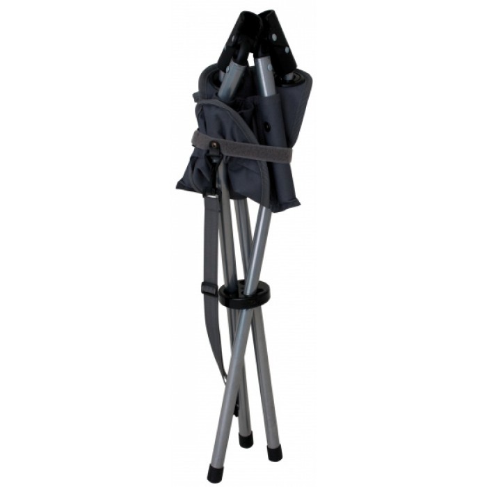 campingstoel Escabeau 37 x 33 x 76 cm staal grijs campingstoel Escabeau 37 x 33 x 76 cm staal grijs