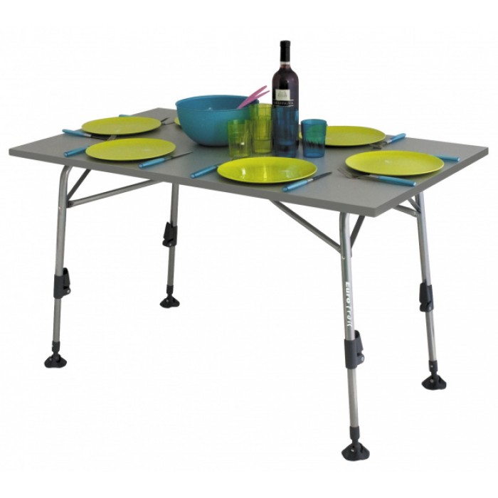 Eurotrail campingtafel Lunel Light 100 x 70 x 72 cm aluminium grijs Eurotrail campingtafel Lunel Light 100 x 70 x 72 cm aluminium grijs