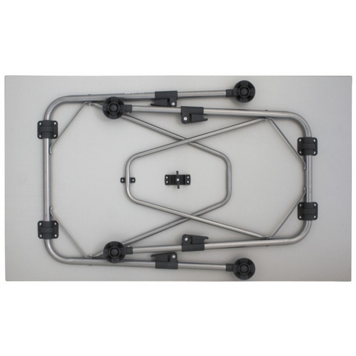 Eurotrail campingtafel Lunel Light 100 x 70 x 72 cm aluminium grijs Eurotrail campingtafel Lunel Light 100 x 70 x 72 cm aluminium grijs