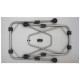 Eurotrail campingtafel Lunel Light 100 x 70 x 72 cm aluminium grijs Eurotrail campingtafel Lunel Light 100 x 70 x 72 cm aluminium grijs