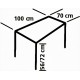 Eurotrail campingtafel Lunel Light 100 x 70 x 72 cm aluminium grijs Eurotrail campingtafel Lunel Light 100 x 70 x 72 cm aluminium grijs