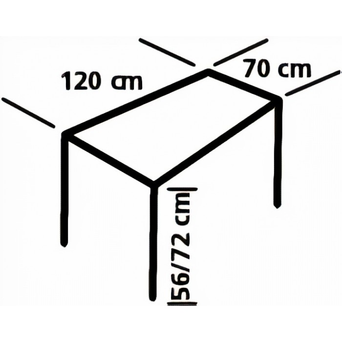 Eurotrail campingtafel Lunel Light 120 x 70 x 72 cm aluminium grijs Eurotrail campingtafel Lunel Light 120 x 70 x 72 cm aluminium grijs