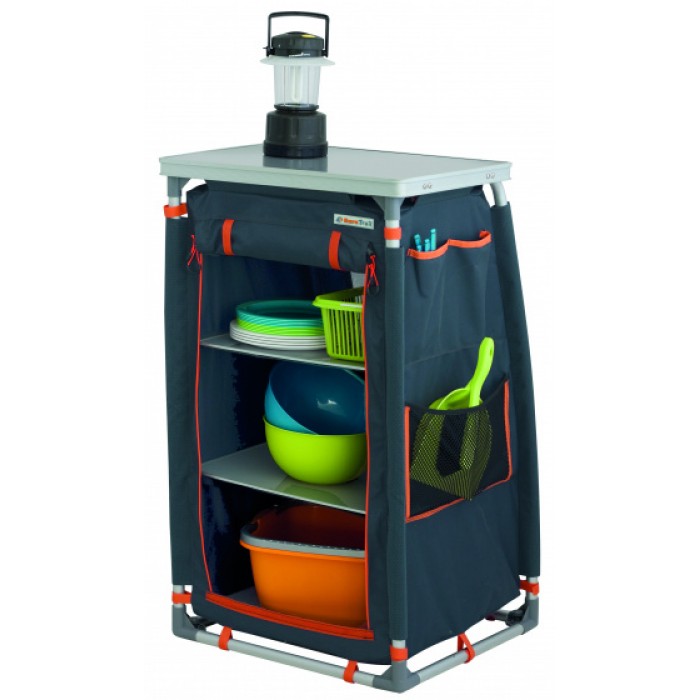 Eurotrail campingkast Lunas 57 x 56 x 98 cm aluminium navy Eurotrail campingkast Lunas 57 x 56 x 98 cm aluminium navy