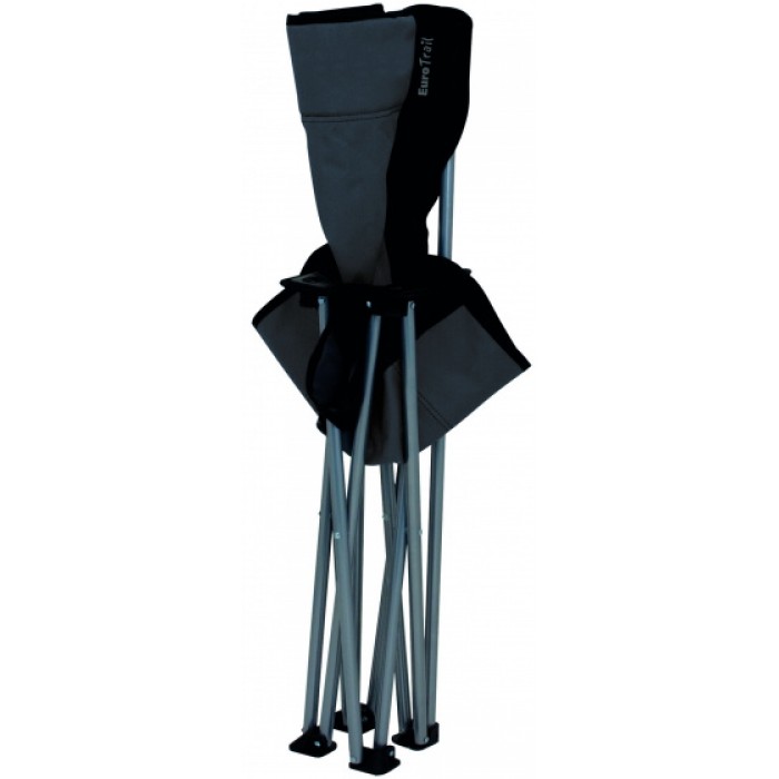 campingstoel Millon 53 x 43 x 60 cm staal grijs/zwart campingstoel Millon 53 x 43 x 60 cm staal grijs/zwart