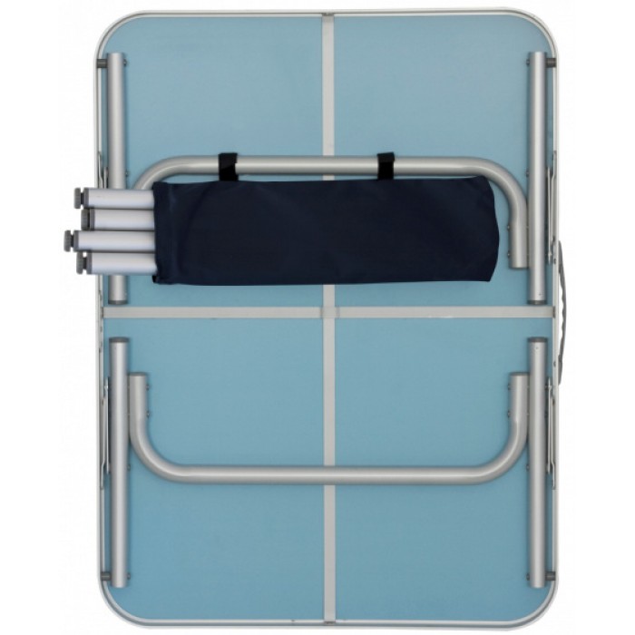 campingtafel Avignon 80 x 60 x 68 cm aluminium grijs campingtafel Avignon 80 x 60 x 68 cm aluminium grijs