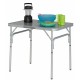 campingtafel Avignon 80 x 60 x 68 cm aluminium grijs campingtafel Avignon 80 x 60 x 68 cm aluminium grijs