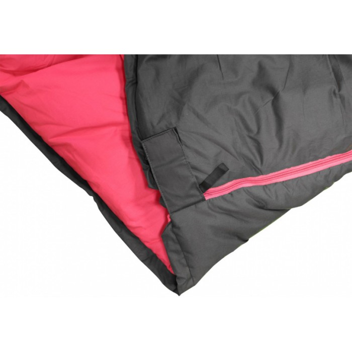 slaapzak Dolphin junior katoen/polyester zwart/fuchsia slaapzak Dolphin junior katoen/polyester zwart/fuchsia