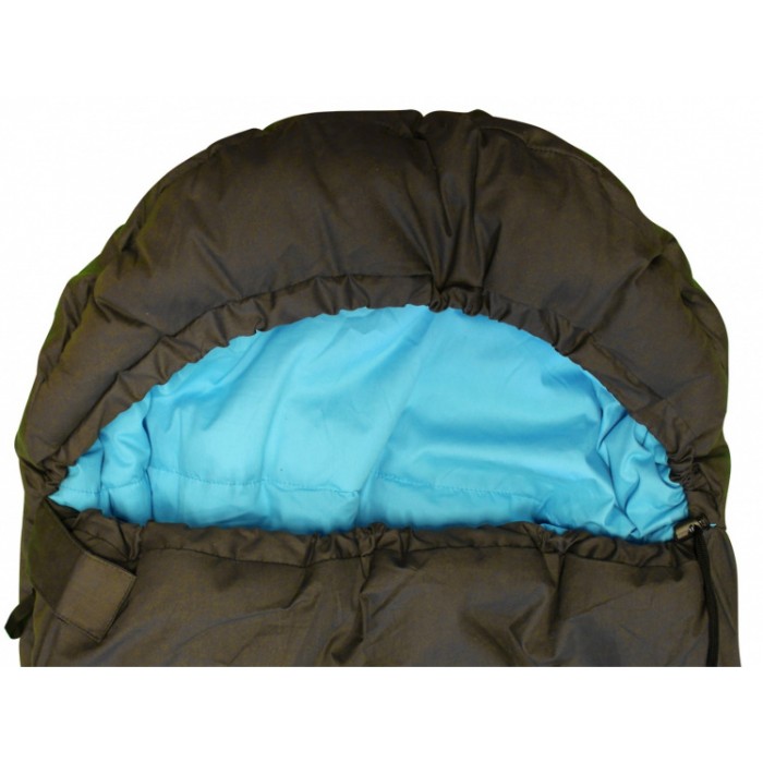 slaapzak Beluga junior katoen/polyester grijs/blauw slaapzak Beluga junior katoen/polyester grijs/blauw