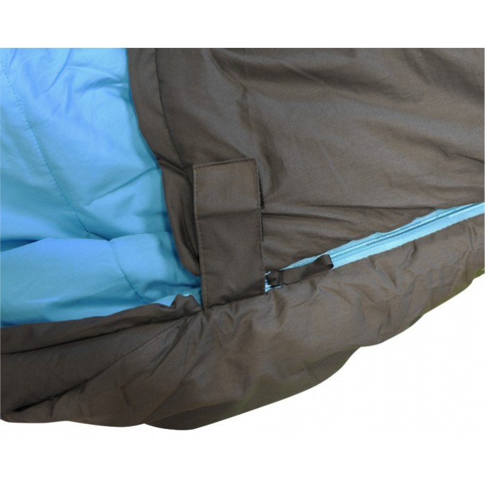 slaapzak Beluga junior katoen/polyester grijs/blauw slaapzak Beluga junior katoen/polyester grijs/blauw