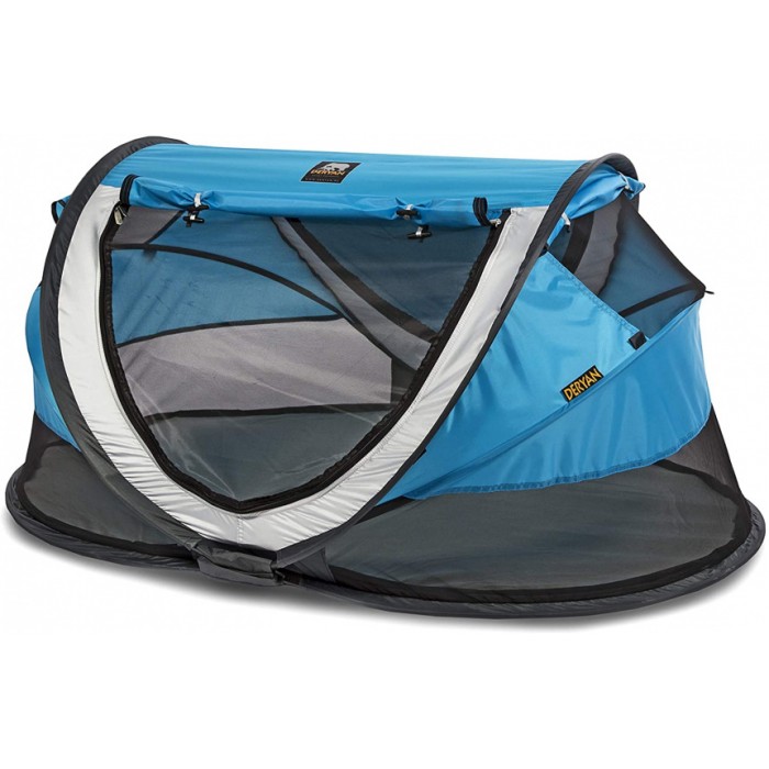 Deryan reisbed Peuter Luxe 2021 136 cm polyester blauw Deryan reisbed Peuter Luxe 2021 136 cm polyester blauw