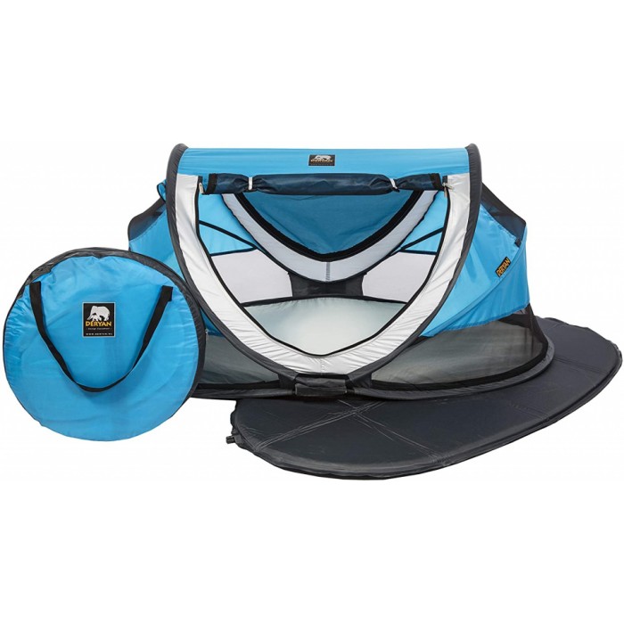 Deryan reisbed Peuter Luxe 2021 136 cm polyester blauw Deryan reisbed Peuter Luxe 2021 136 cm polyester blauw
