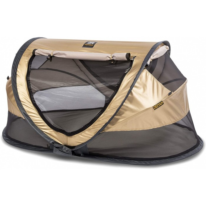 Deryan reisbed Peuter Luxe 2021 136 cm polyester goud Deryan reisbed Peuter Luxe 2021 136 cm polyester goud