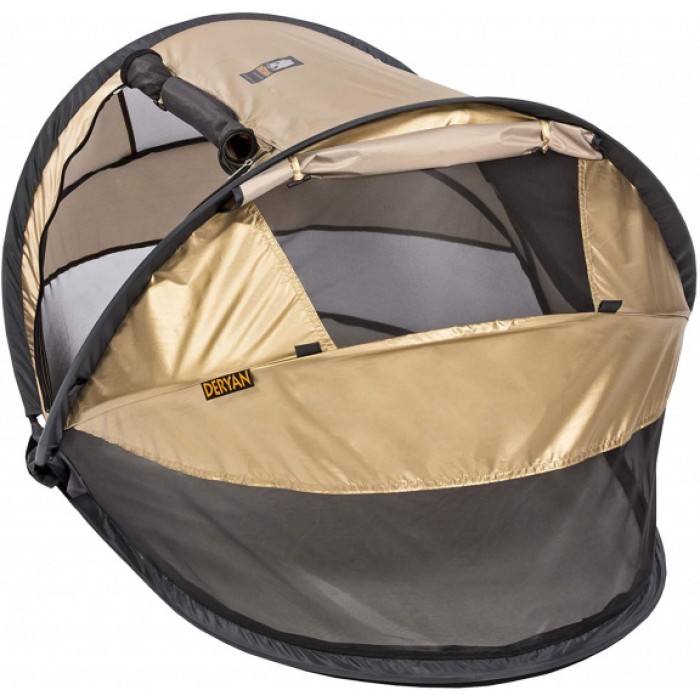 Deryan reisbed Peuter Luxe 2021 136 cm polyester goud Deryan reisbed Peuter Luxe 2021 136 cm polyester goud