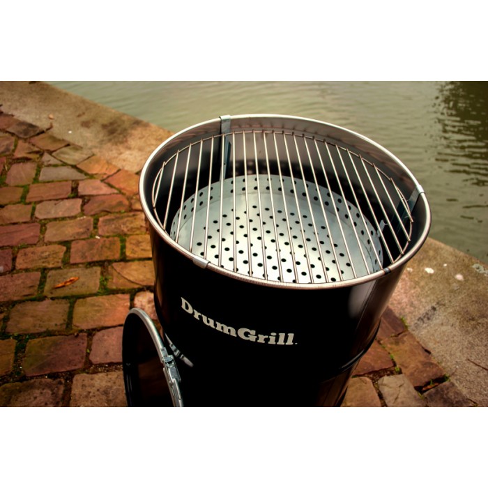 DrumGrill barbecue Medium 46 x 82 cm staal zwart 4-delig DrumGrill barbecue Medium 46 x 82 cm staal zwart 4-delig