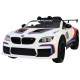 BMW M6 GT3 accuvoertuig met afstandsbediening 12V wit BMW M6 GT3 accuvoertuig met afstandsbediening 12V wit