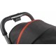 Chicco buggy Miinimo-3 104 cm polyester/aluminium zwart/rood Chicco buggy Miinimo-3 104 cm polyester/aluminium zwart/rood