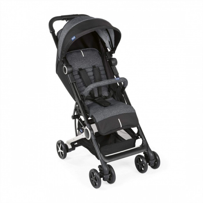 Chicco buggy Miinimo-3 104 cm polyester/aluminium zwart Chicco buggy Miinimo-3 104 cm polyester/aluminium zwart