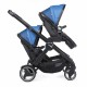 Chicco buggy Double Stroller 108 cm polyster/aluminium blauw Chicco buggy Double Stroller 108 cm polyster/aluminium blauw