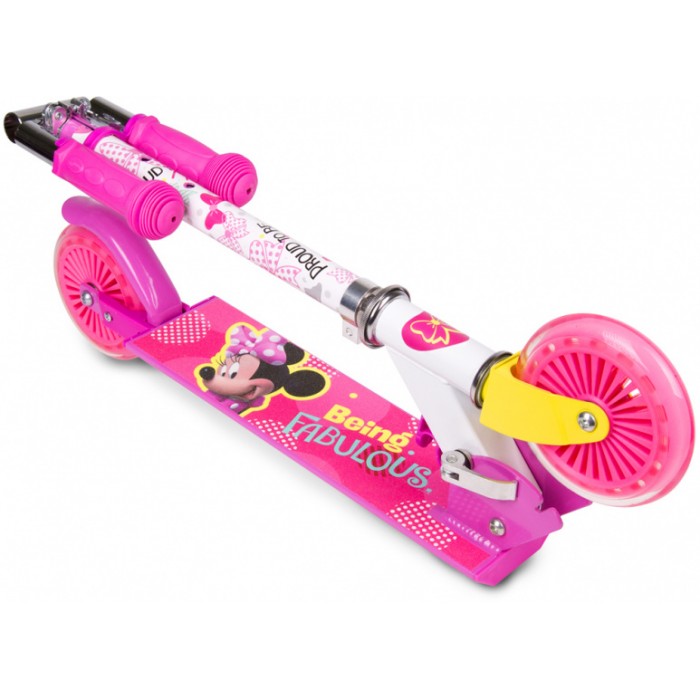 Disney 2-wiel kinderstep Minnie Mouse meisjes aluminium roze Disney 2-wiel kinderstep Minnie Mouse meisjes aluminium roze