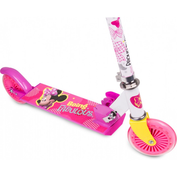 Disney 2-wiel kinderstep Minnie Mouse meisjes aluminium roze Disney 2-wiel kinderstep Minnie Mouse meisjes aluminium roze