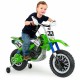accuvoertuig motorfiets Cross Kawasaki 12 V 115 cm Groen accuvoertuig motorfiets Cross Kawasaki 12 V 115 cm Groen