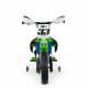 accuvoertuig motorfiets Cross Kawasaki 12 V 115 cm Groen accuvoertuig motorfiets Cross Kawasaki 12 V 115 cm Groen