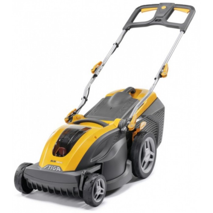 grasmaaier SLM 540 AE accu 48V 860W 128 cm geel/grijs grasmaaier SLM 540 AE accu 48V 860W 128 cm geel/grijs