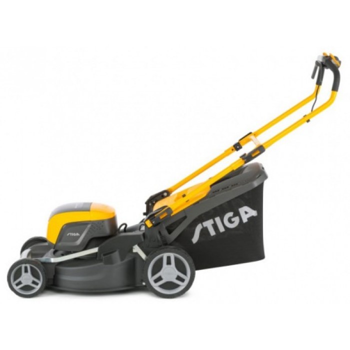 grasmaaier Combi 50 SQ DAE accu 48V staal geel/grijs grasmaaier Combi 50 SQ DAE accu 48V staal geel/grijs