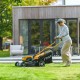 grasmaaier Combi 50 SQ DAE accu 48V staal geel/grijs grasmaaier Combi 50 SQ DAE accu 48V staal geel/grijs