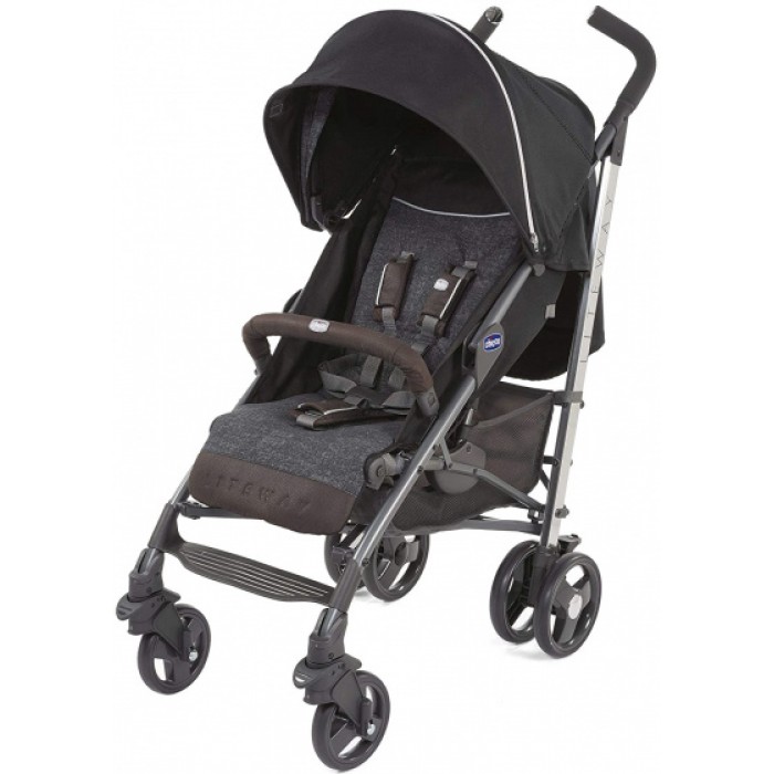 buggy Lite Way 3 aluminium 105 cm grijs/bruin/zwart buggy Lite Way 3 aluminium 105 cm grijs/bruin/zwart