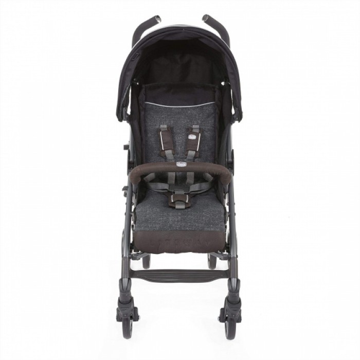 buggy Lite Way 3 aluminium 105 cm grijs/bruin/zwart buggy Lite Way 3 aluminium 105 cm grijs/bruin/zwart