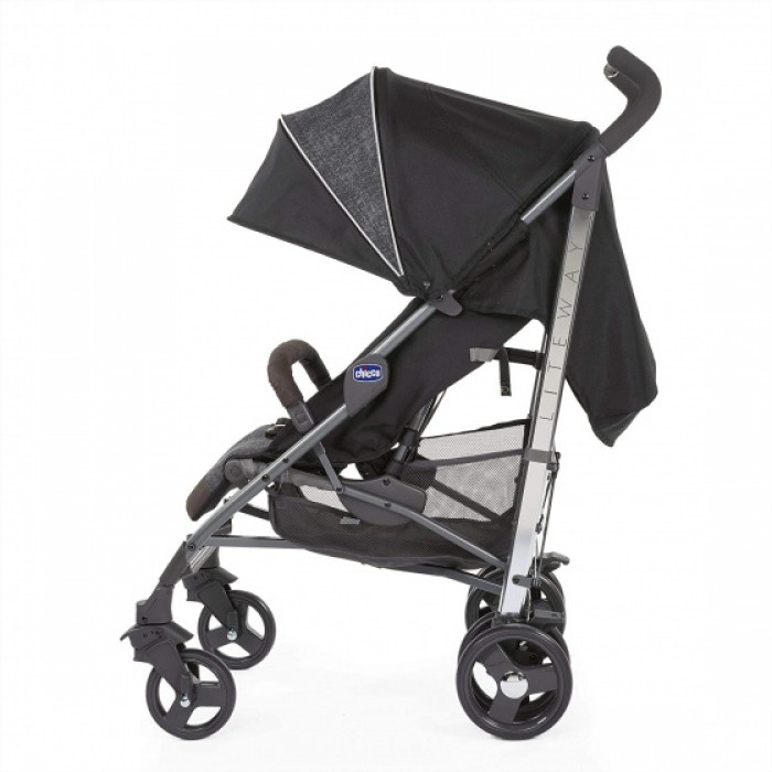 buggy Lite Way 3 aluminium 105 cm grijs/bruin/zwart buggy Lite Way 3 aluminium 105 cm grijs/bruin/zwart