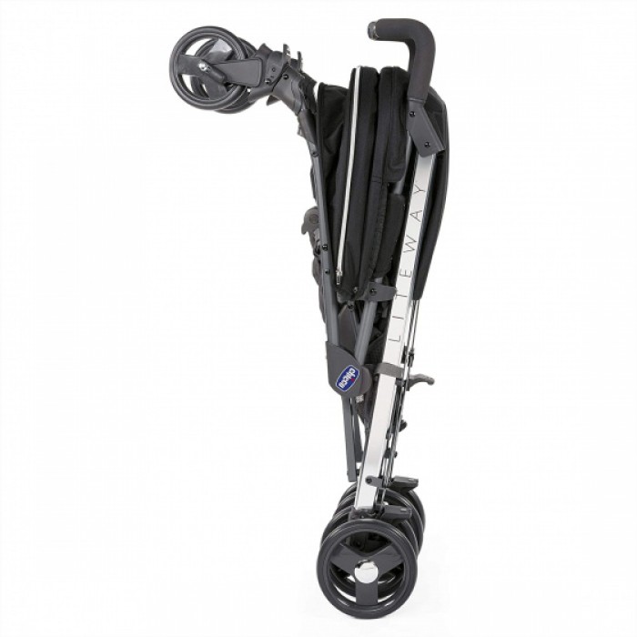 buggy Lite Way 3 aluminium 105 cm grijs/bruin/zwart buggy Lite Way 3 aluminium 105 cm grijs/bruin/zwart