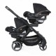 Chicco buggy Double Stroller 108 cm aluminium zwart 5-delig Chicco buggy Double Stroller 108 cm aluminium zwart 5-delig