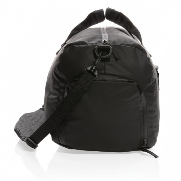 weekendtas Fashion Black 28 L 48 cm PU zwart weekendtas Fashion Black 28 L 48 cm PU zwart