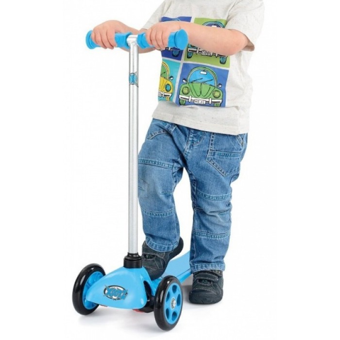 Xootz 3-wiel kinderstep Xoo Mini Junior Voetrem Blauw Xootz 3-wiel kinderstep Xoo Mini Junior Voetrem Blauw