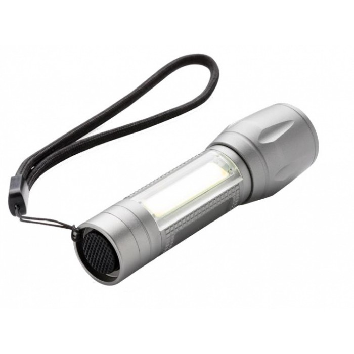 XD Collection zaklamp Focus led batterij 65 lm 9,4 cm alu grijs XD Collection zaklamp Focus led batterij 65 lm 9,4 cm alu grijs