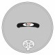 XD Collection barbecue 32 x 32 cm ijzer grijs/zwart XD Collection barbecue 32 x 32 cm ijzer grijs/zwart