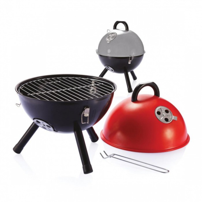 XD Collection barbecue 32 x 32 cm ijzer grijs/zwart XD Collection barbecue 32 x 32 cm ijzer grijs/zwart