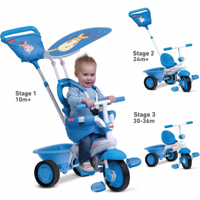 3-in-1-driewieler Elite Junior Wit/Blauw 3-in-1-driewieler Elite Junior Wit/Blauw