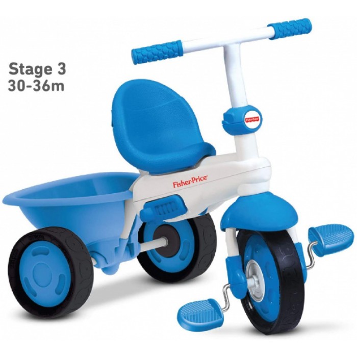 3-in-1-driewieler Elite Junior Wit/Blauw 3-in-1-driewieler Elite Junior Wit/Blauw