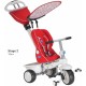4-in-1-driewieler Recliner Junior Rood/Wit 4-in-1-driewieler Recliner Junior Rood/Wit