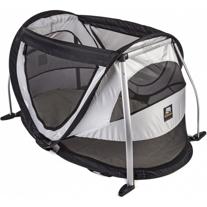 Deryan reisbed Peuterbox junior 136 x 84 x 65 cm polyester zilver Deryan reisbed Peuterbox junior 136 x 84 x 65 cm polyester zilver