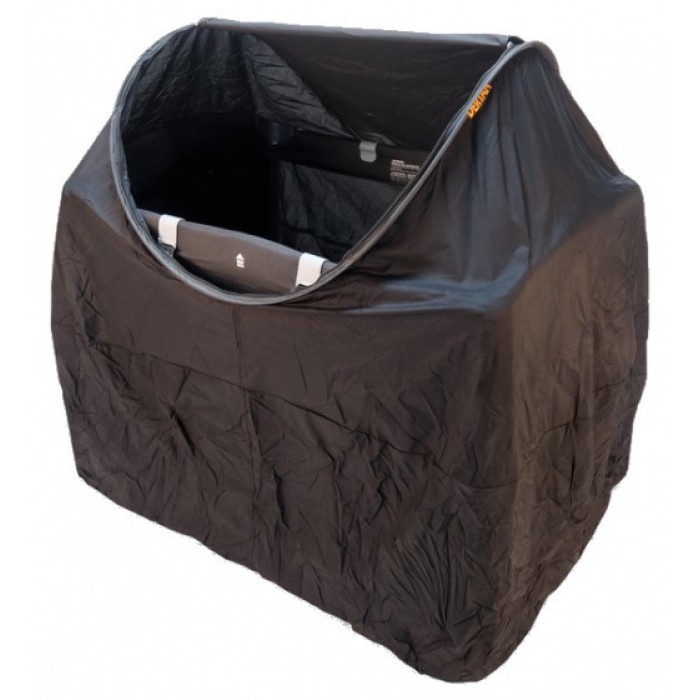 Deryan bescherming campingbed junior 120 cm katoen zwart Deryan bescherming campingbed junior 120 cm katoen zwart