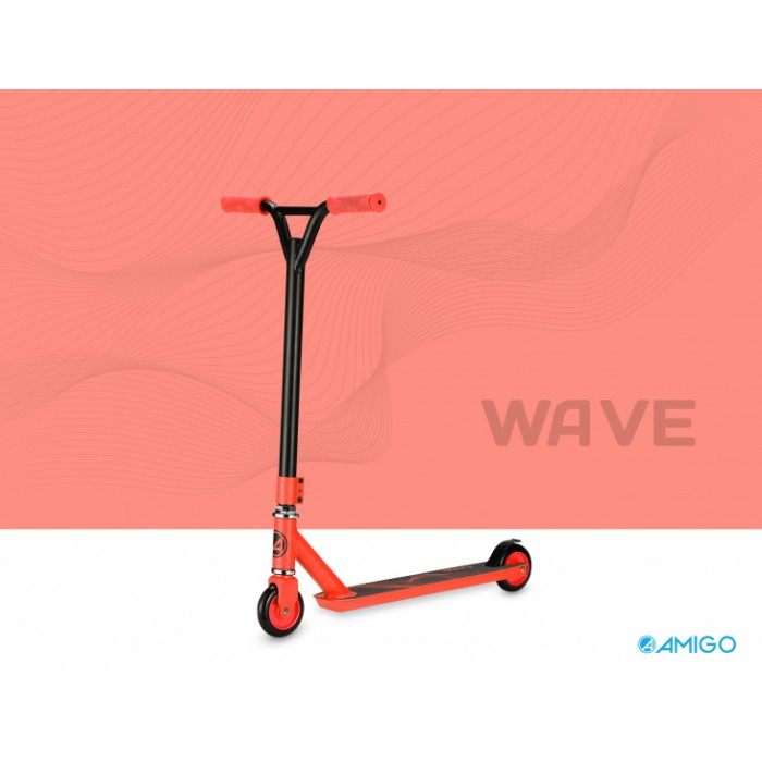 AMIGO Wave Junior Voetrem Rood/Zwart AMIGO Wave Junior Voetrem Rood/Zwart