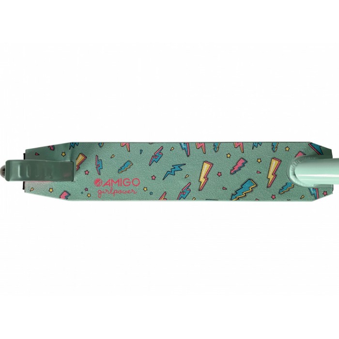 AMIGO Girlpower Meisjes Voetrem Groen AMIGO Girlpower Meisjes Voetrem Groen