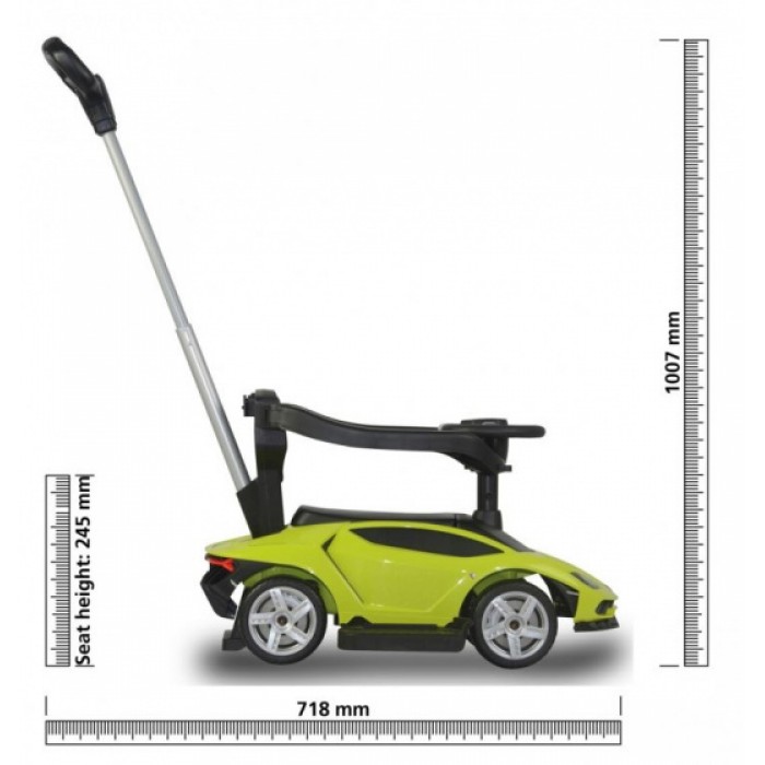 Jamara loopwagen Lamborghini Centenario 100,7 cm groen/zwart Jamara loopwagen Lamborghini Centenario 100,7 cm groen/zwart