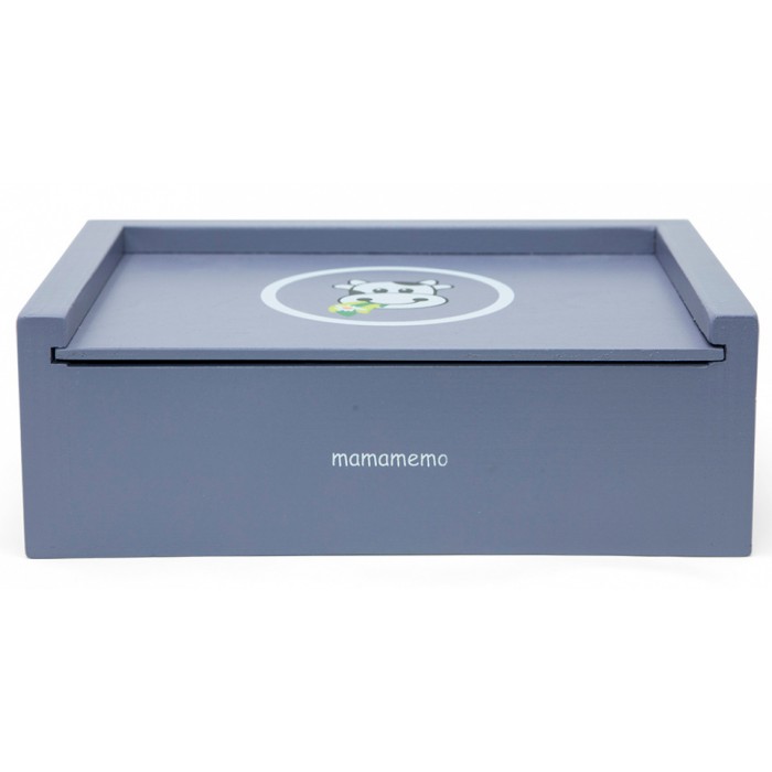 Mamamemo speelgoedeten Lunchbox junior 17,5 cm hout 16-delig Mamamemo speelgoedeten Lunchbox junior 17,5 cm hout 16-delig