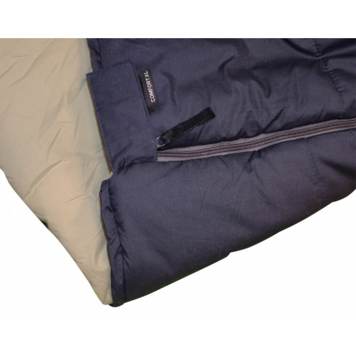 slaapzak Comfort XL 220 x 100 cm katoen navy slaapzak Comfort XL 220 x 100 cm katoen navy